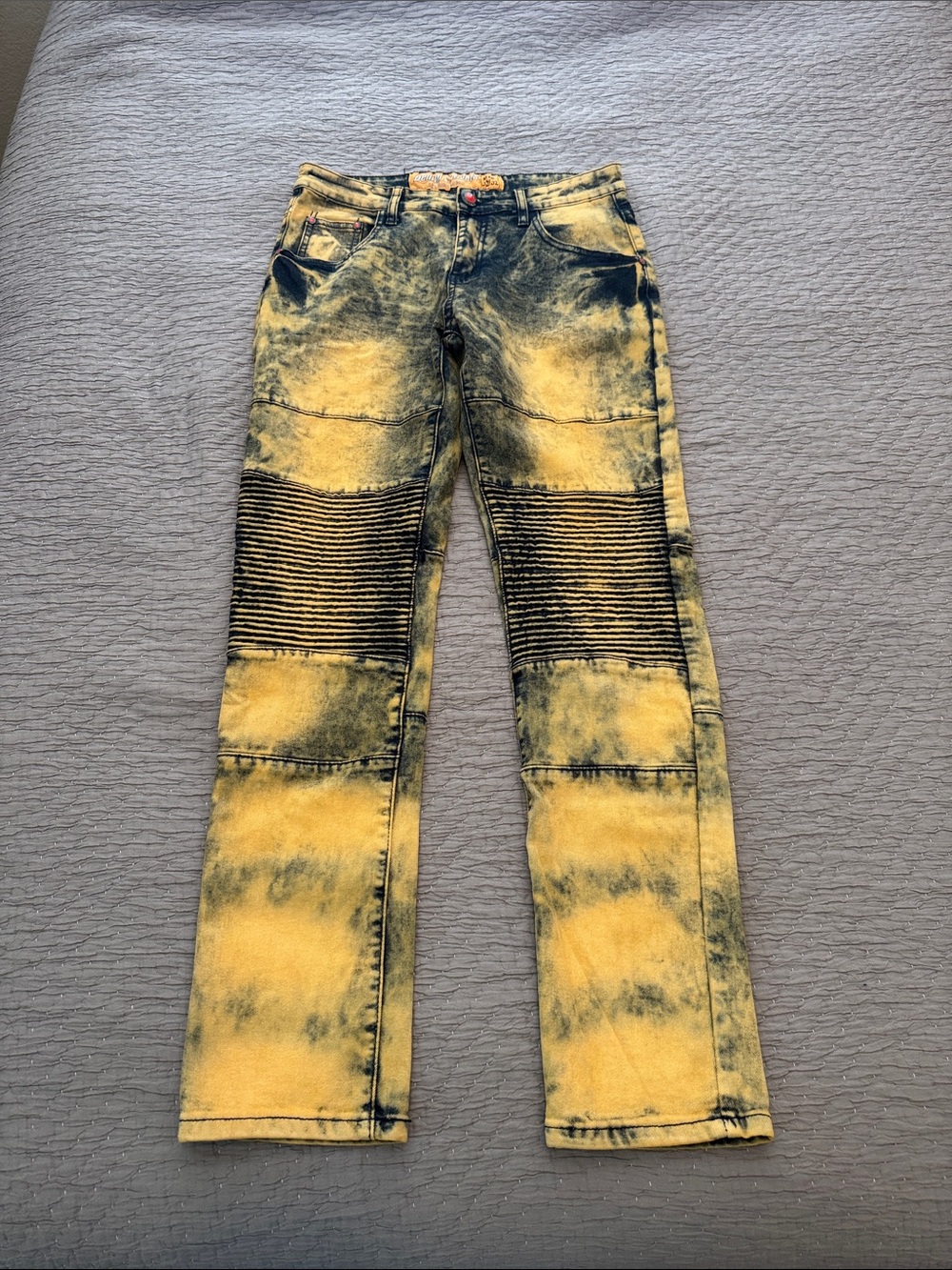 Denim & Rivets Slim Biker Jeans